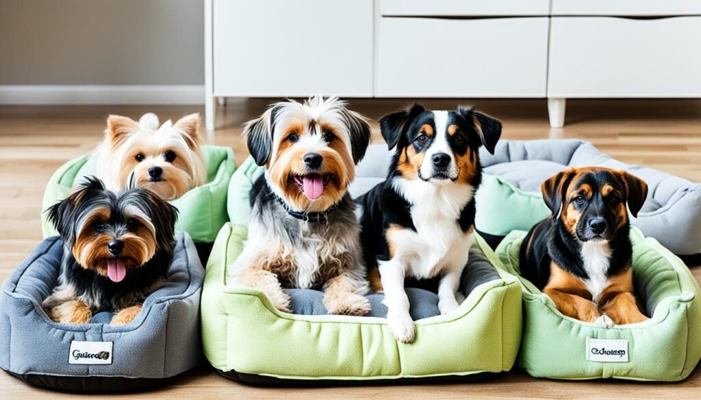 Choosing the right size dog bed