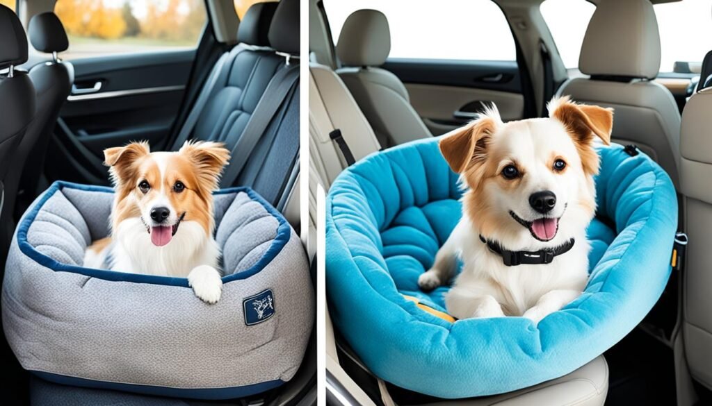 Comparison of Car Seat and Traditional Dog Beds