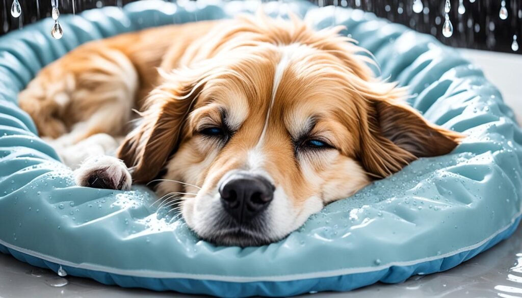 Waterproof dog bed