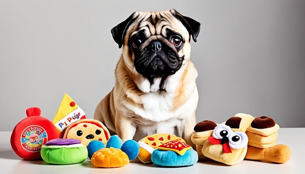 Plush food squeaky toys