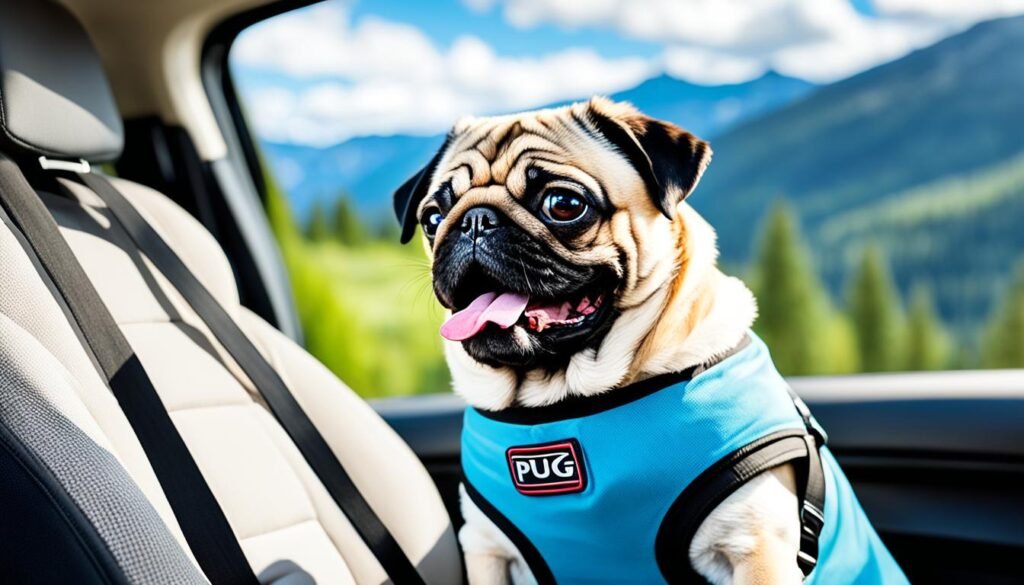 Pug car ride