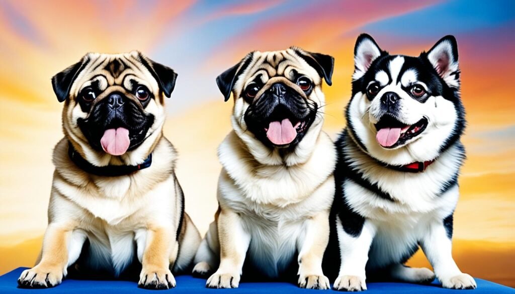 Pug vs Siberian Husky energy requirements