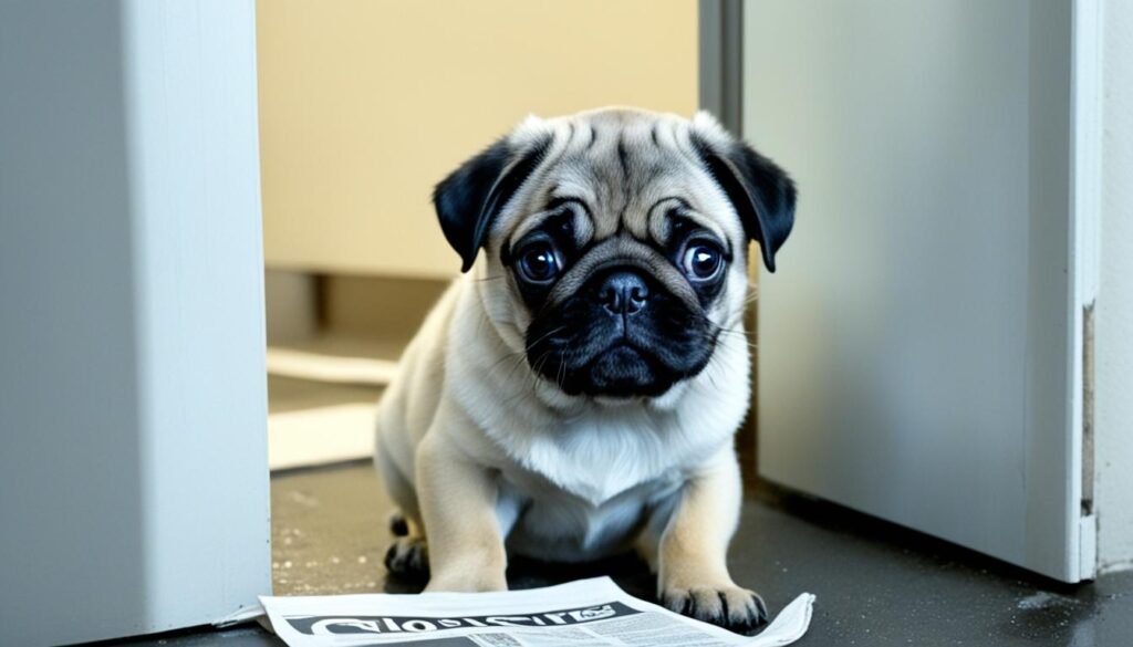 pug potty training and separation anxiety