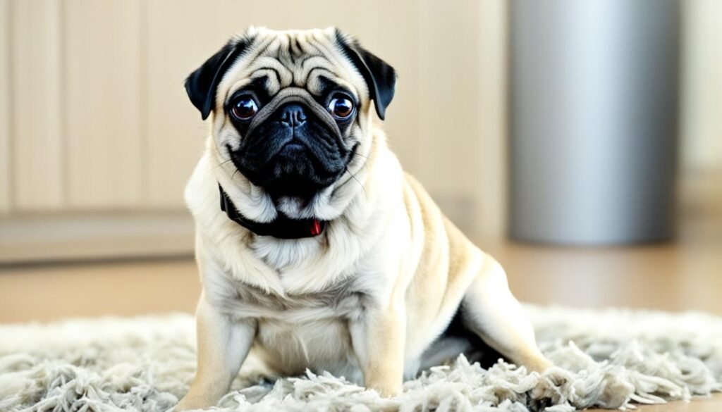 pug shedding