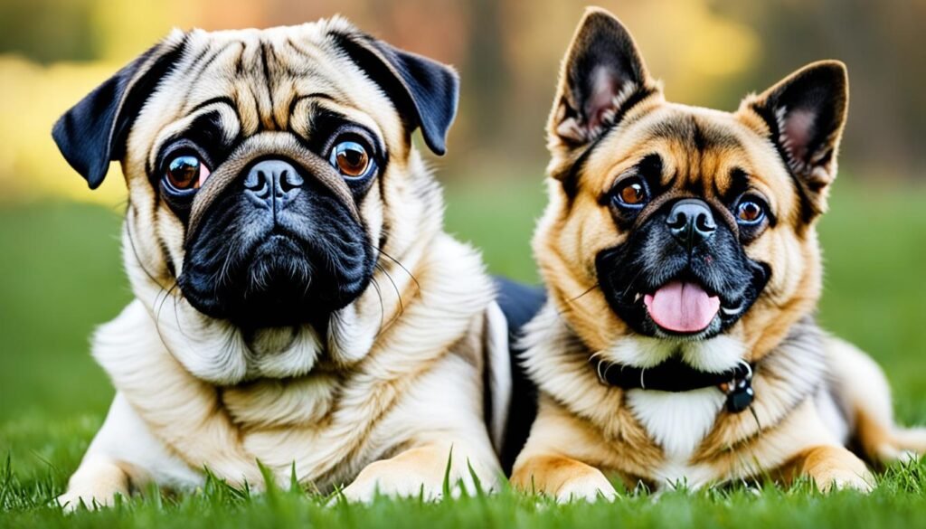 pug temperament and german shepherd temperament comparison