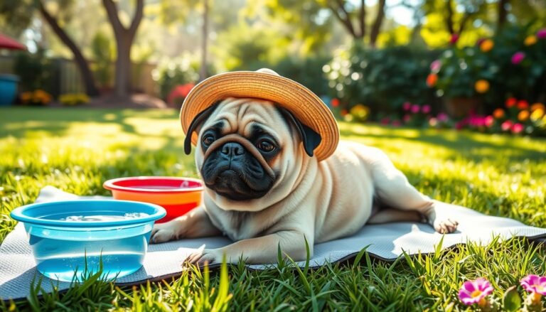 How to avoid dehydration in Pugs during hot weather