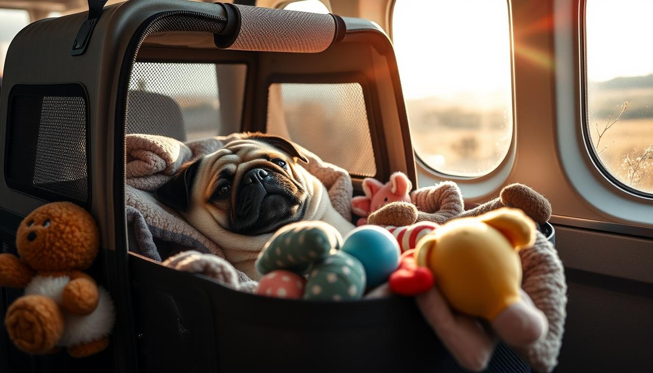 How to avoid travel anxiety in Pugs