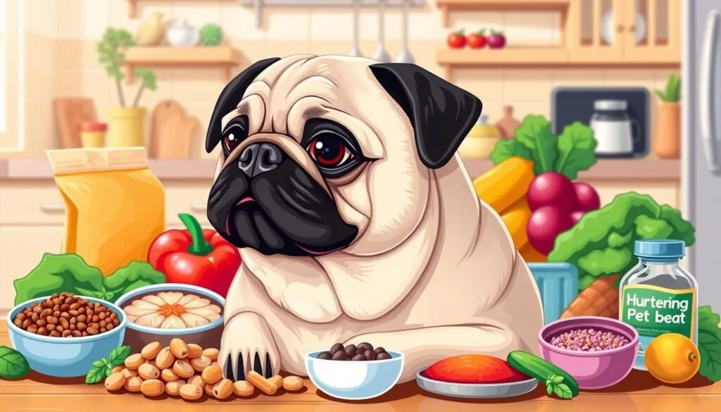 Pug coat nutrition