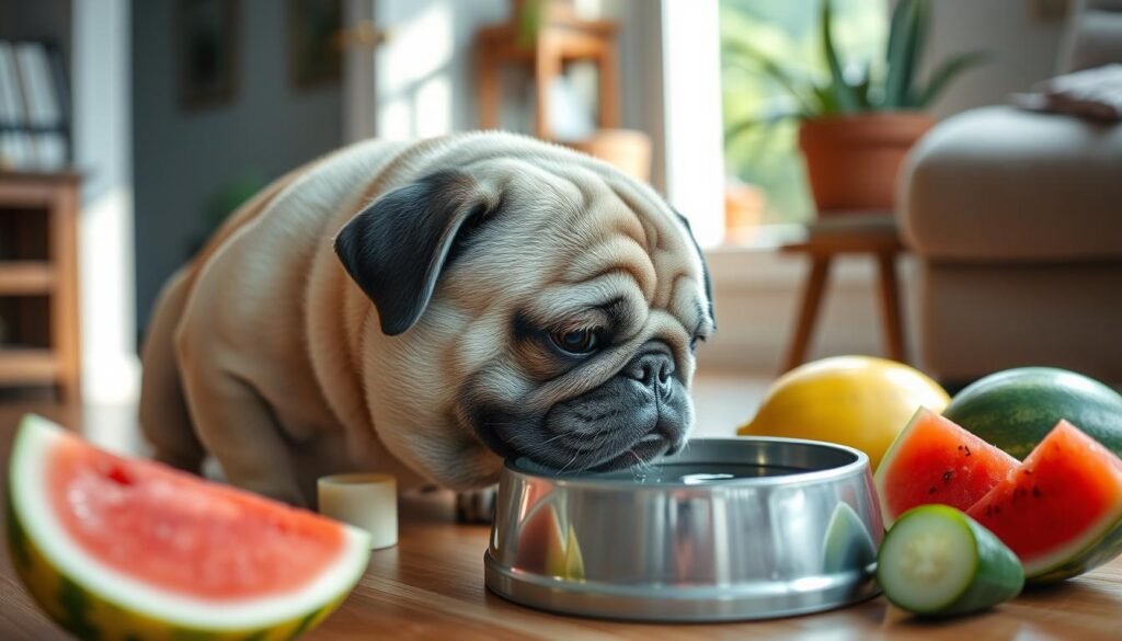 Pug hydration