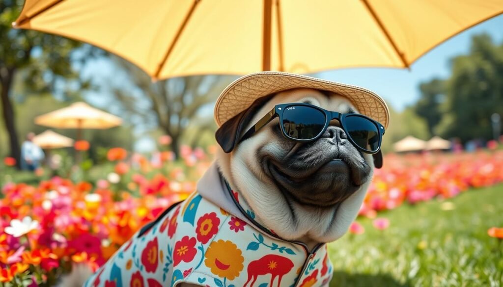 Pug sun protection clothing