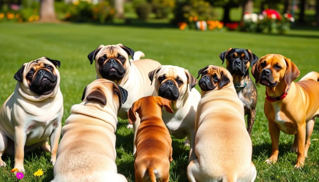 Pugs and other dogs