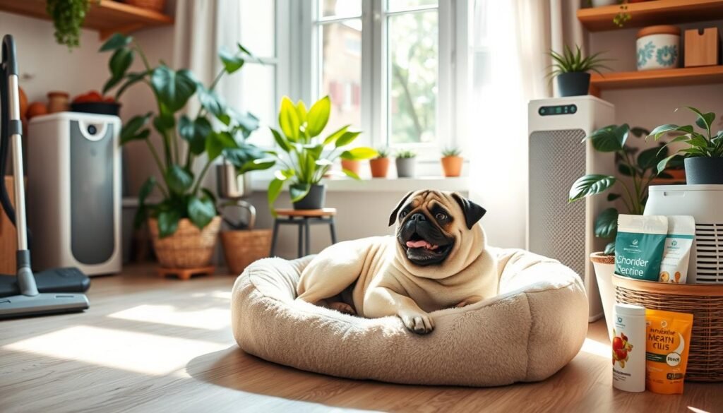 how to avoid environmental allergies in pugs