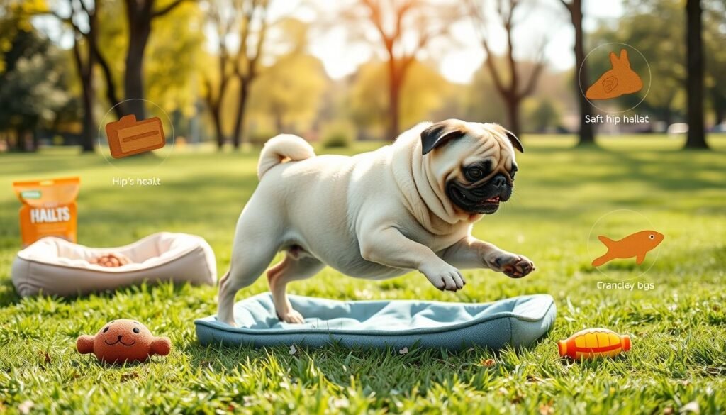 preventing hip dysplasia in Pugs