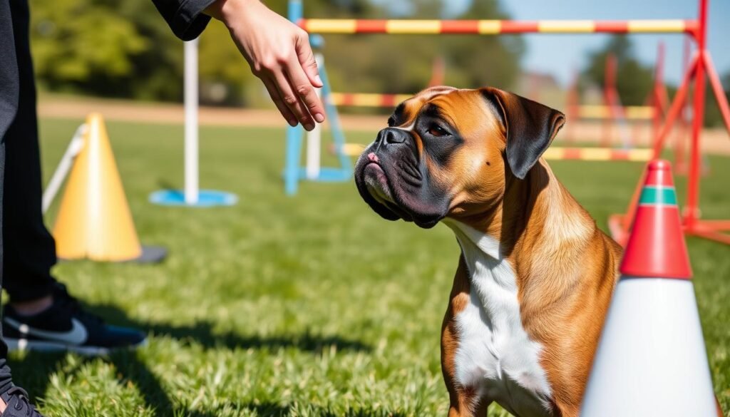 Boxer obedience training