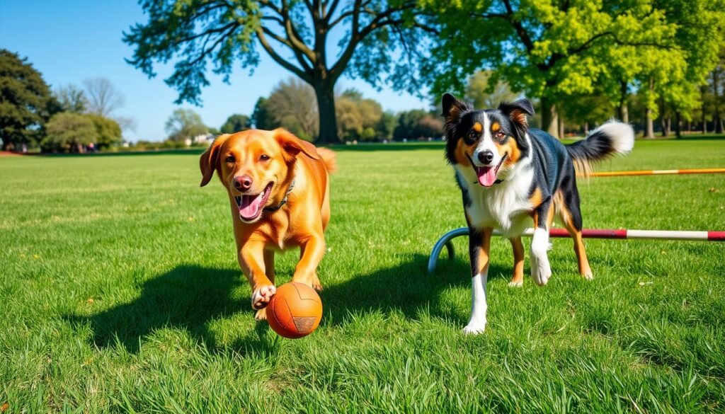 Dog exercise comparison