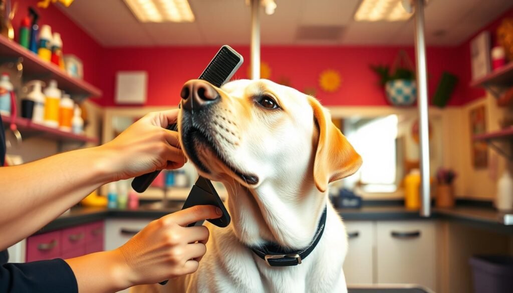 Labrador Retriever grooming