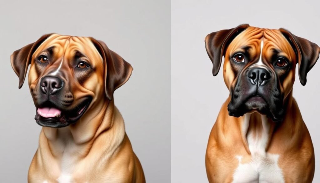 Labrador Retrievers vs Boxers physical traits