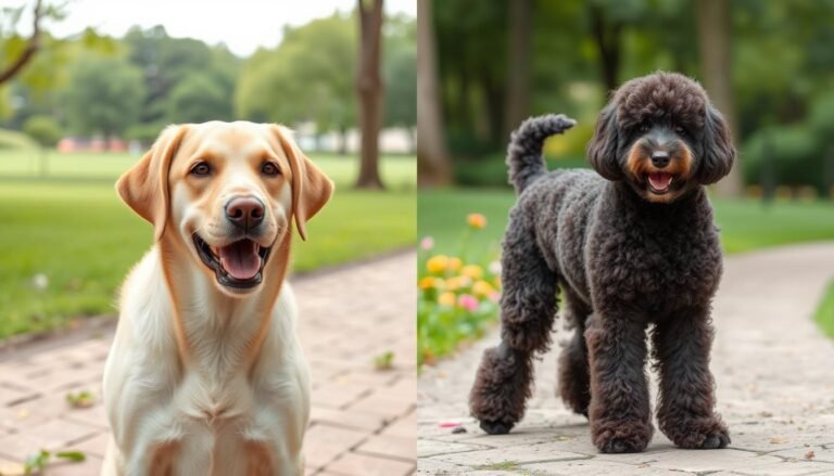 Labrador Retrievers vs Poodles