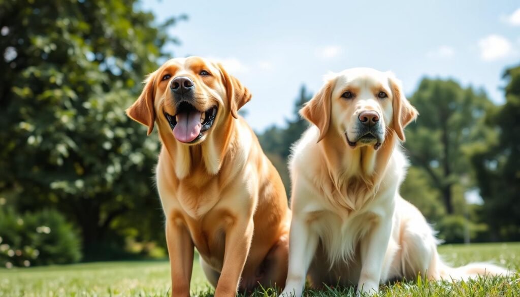 Labrador and Golden Retriever temperament comparison