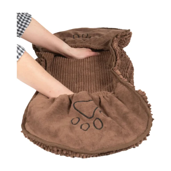 DGS Pet Products Dirty Dog Shammy Towel Extra Large Brown 16" x 38" x 0.5" - Image 3