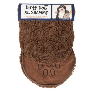 DGS Pet Products Dirty Dog Shammy Towel Extra Large Brown