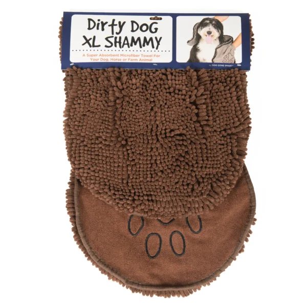 DGS Pet Products Dirty Dog Shammy Towel Extra Large Brown