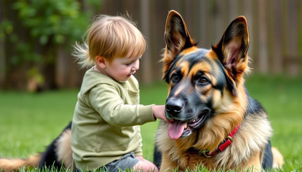 Are German Shepherds good with kids?