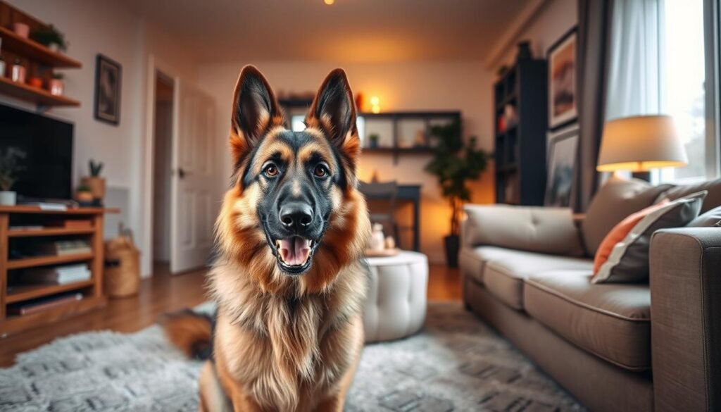apartment living with a German Shepherd